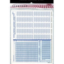Blue Scantron 6 pack