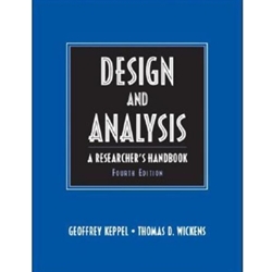 DESIGN & ANALYSIS: RESEARCHER'S HANDBOOK